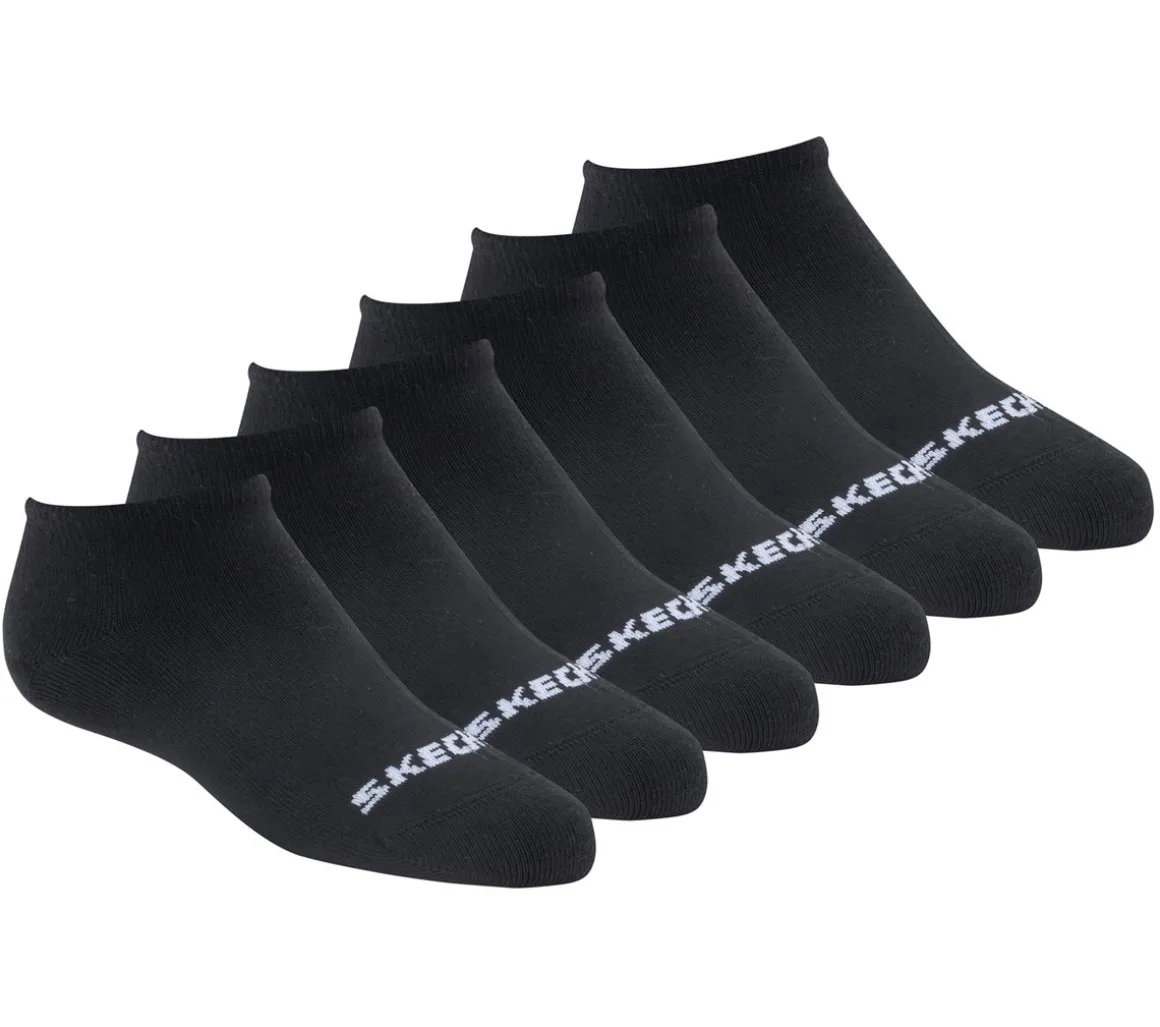 Cotton No-Show Socks - 6 Pack