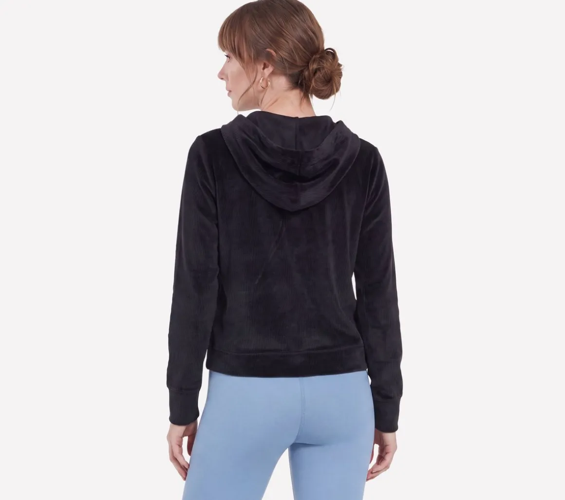 Cozy Luxe Velour Hoodie