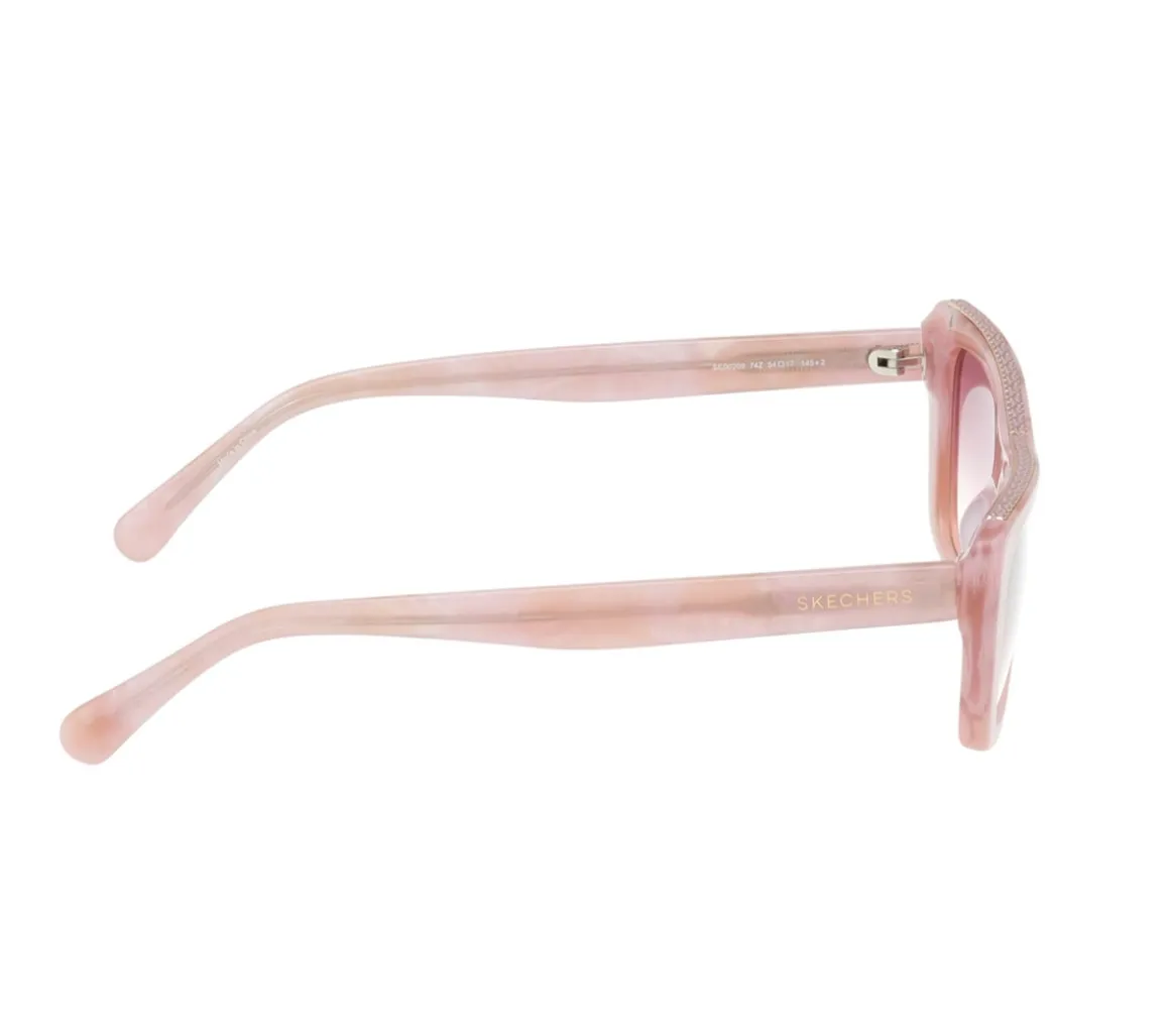 Elevated Cateye Marble Gradient Sunglasses
