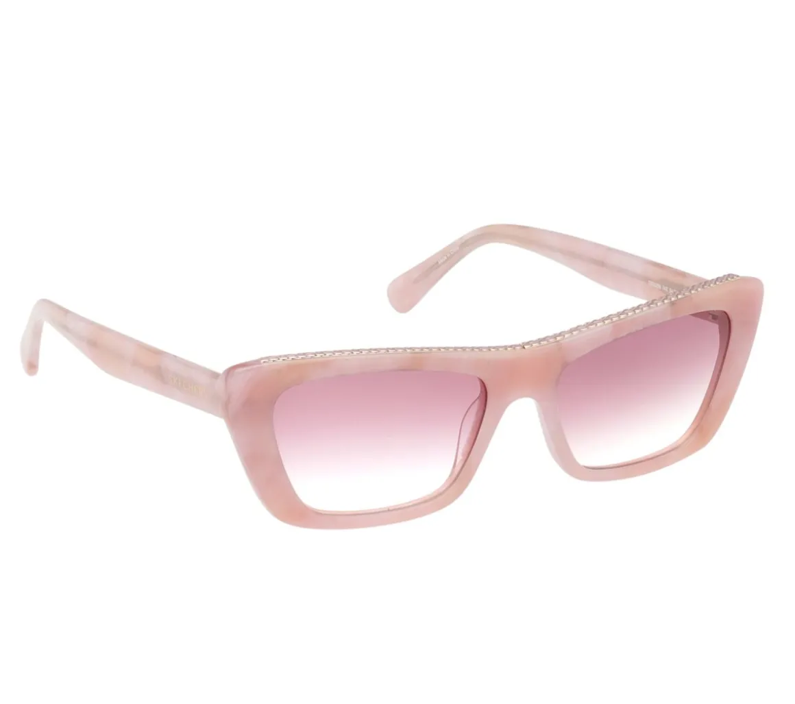 Elevated Cateye Marble Gradient Sunglasses