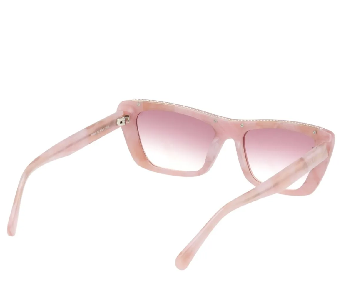 Elevated Cateye Marble Gradient Sunglasses