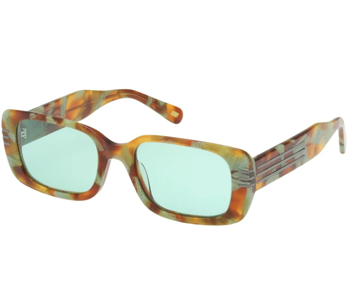 Elevated Rectangle 3 Line Sunglasses