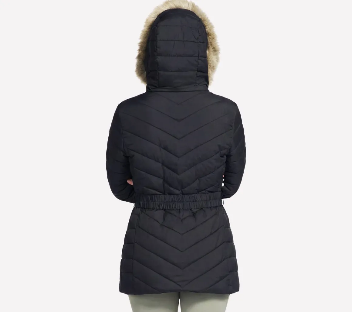 On-The-GO GO SHIELD Cozy Fit Belted Parka