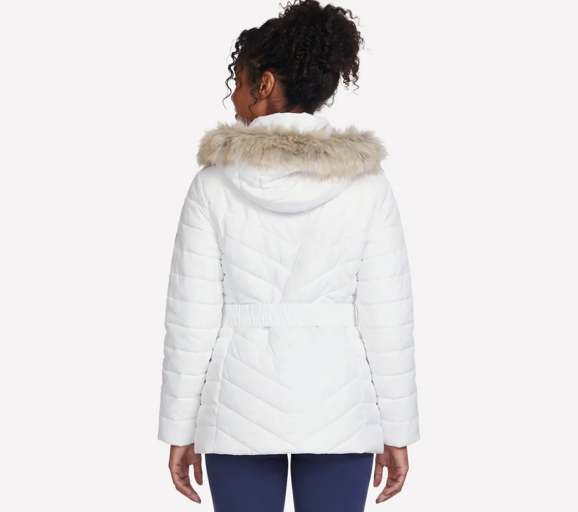 On-The-GO GO SHIELD Cozy Fit Belted Parka