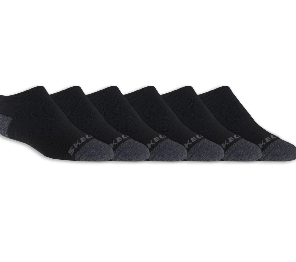 6 Pack Boys' No Show Socks