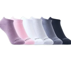 6 Pack Color Liner Socks