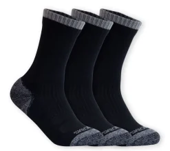 3 Pack Half Terry Work Crew Socks