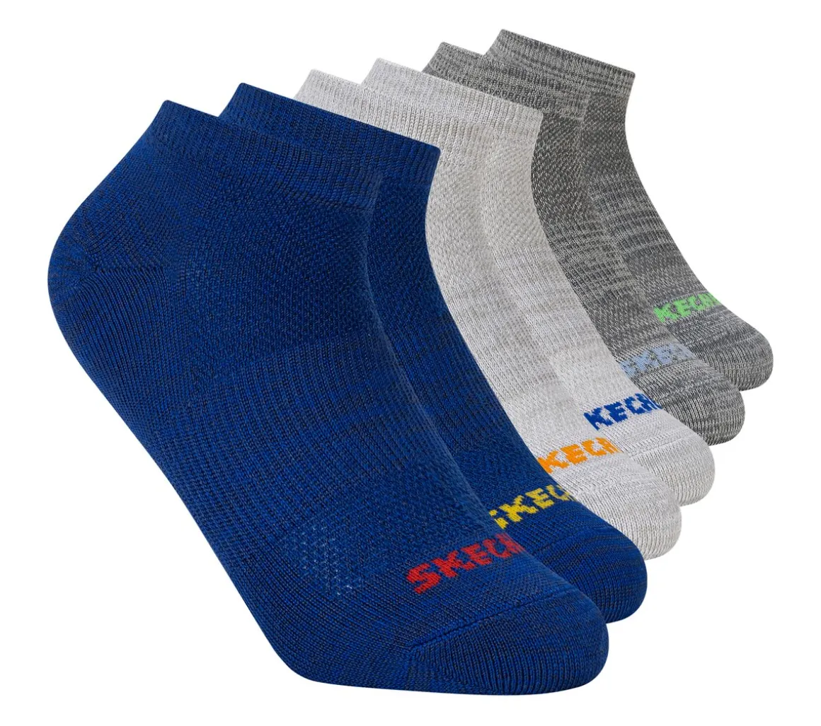 6 Pack Low Cut Non Terry Socks