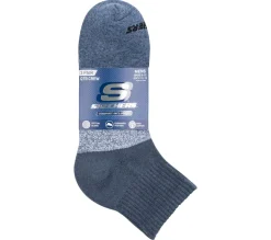 3 Pack Men's Colorblock Quarter Socks