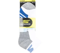 3 Pack Men's Half Terry Quarter Crew Socks