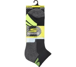 3 Pack Men's Half Terry Quarter Crew Socks