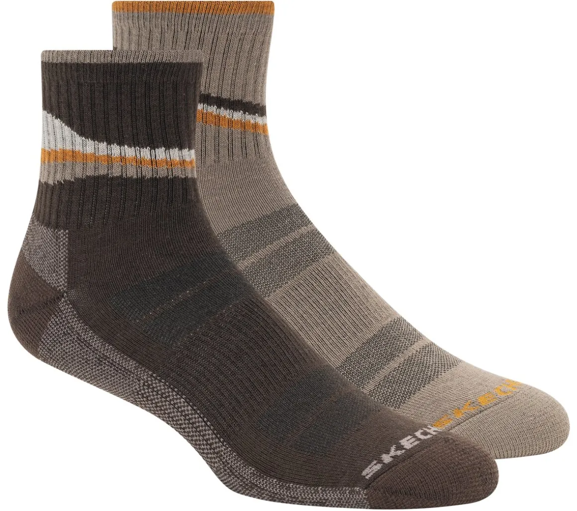 2 Pack Men's Quarter Trail Socks
