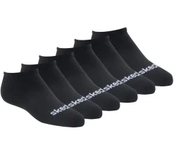 6 Pack No Show Cotton Socks