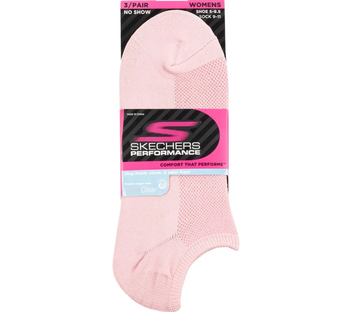 3 Pack No Show Stretch Socks