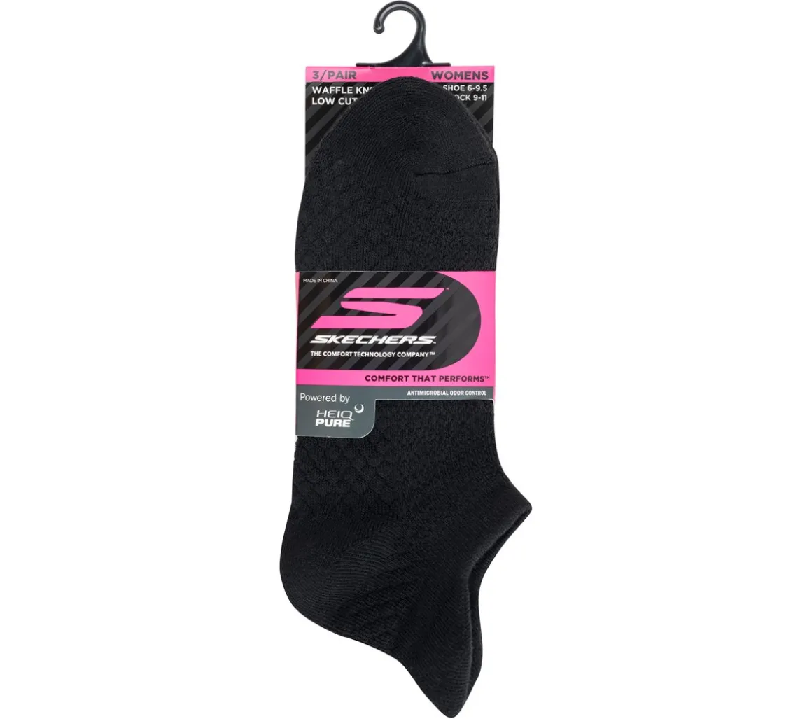 3 Pack Women's Performance Low Cut Textured Socks