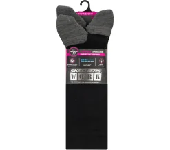 Work: 3 Pack Women's Over Calf Compression Socks